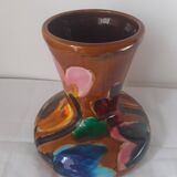 Vallauris ceramic vase signed Ricard