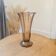 Vintage smoked glass Art Deco vase
