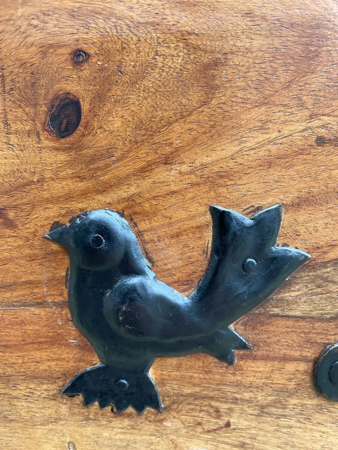 Wooden basket early XIX