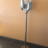 Chrome parquet lamp