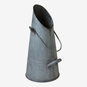 Vintage zinc charcoal bucket