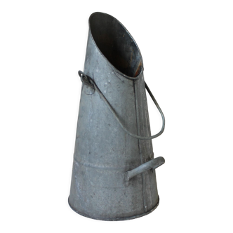 Vintage zinc charcoal bucket
