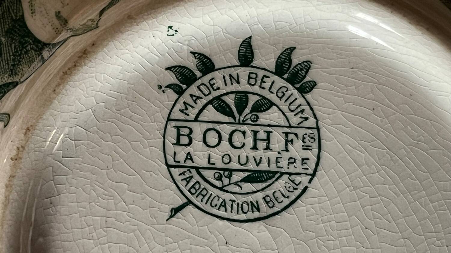 Coupelle Boch Frères La Louvière  vintage