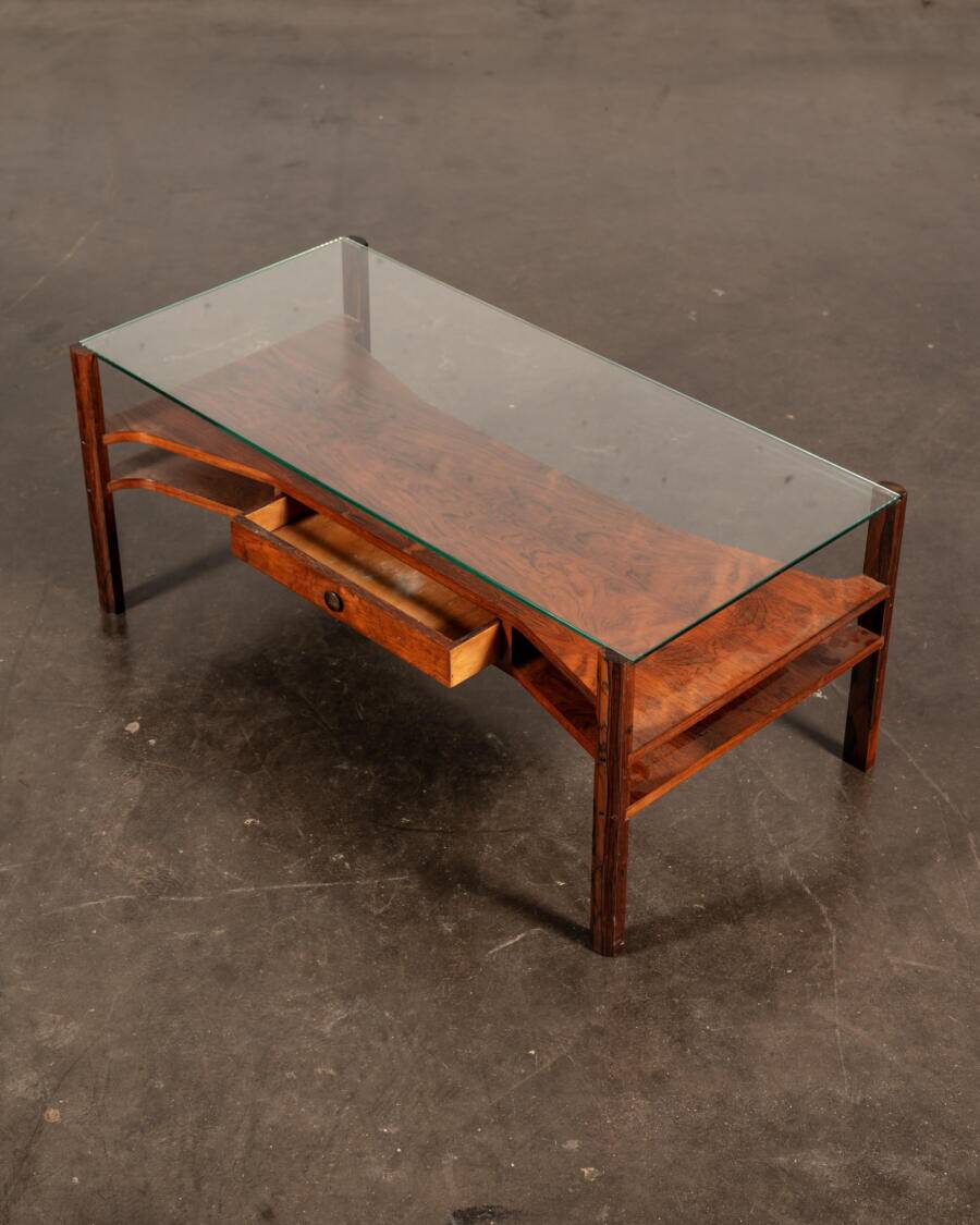 Rosewood coffee table
