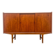 Enfilade danoise en teck  vintage 180 cm portes coulissantes