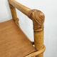 Bamboo and rattan shelf