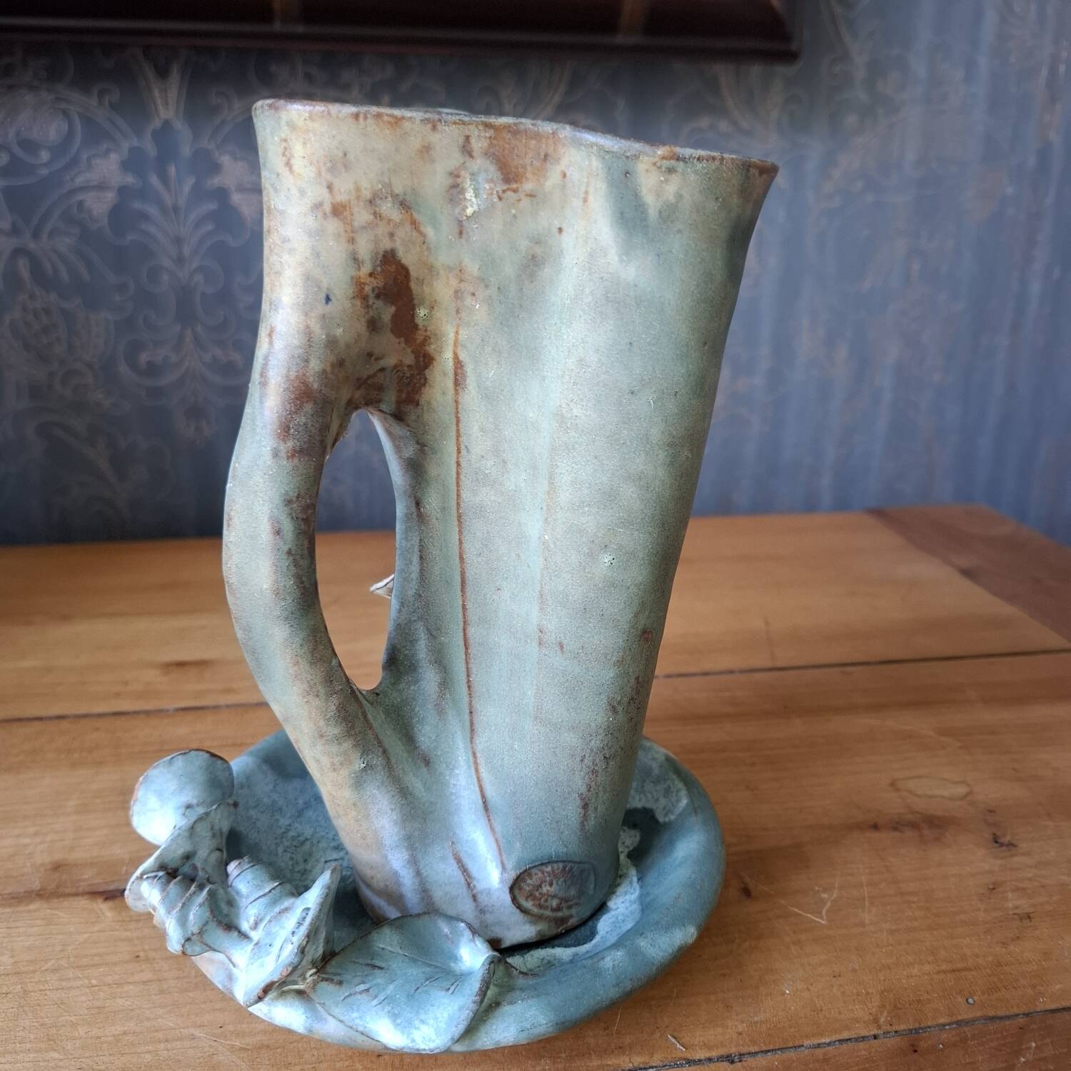 Glazed ceramic vase by Christopher Crete