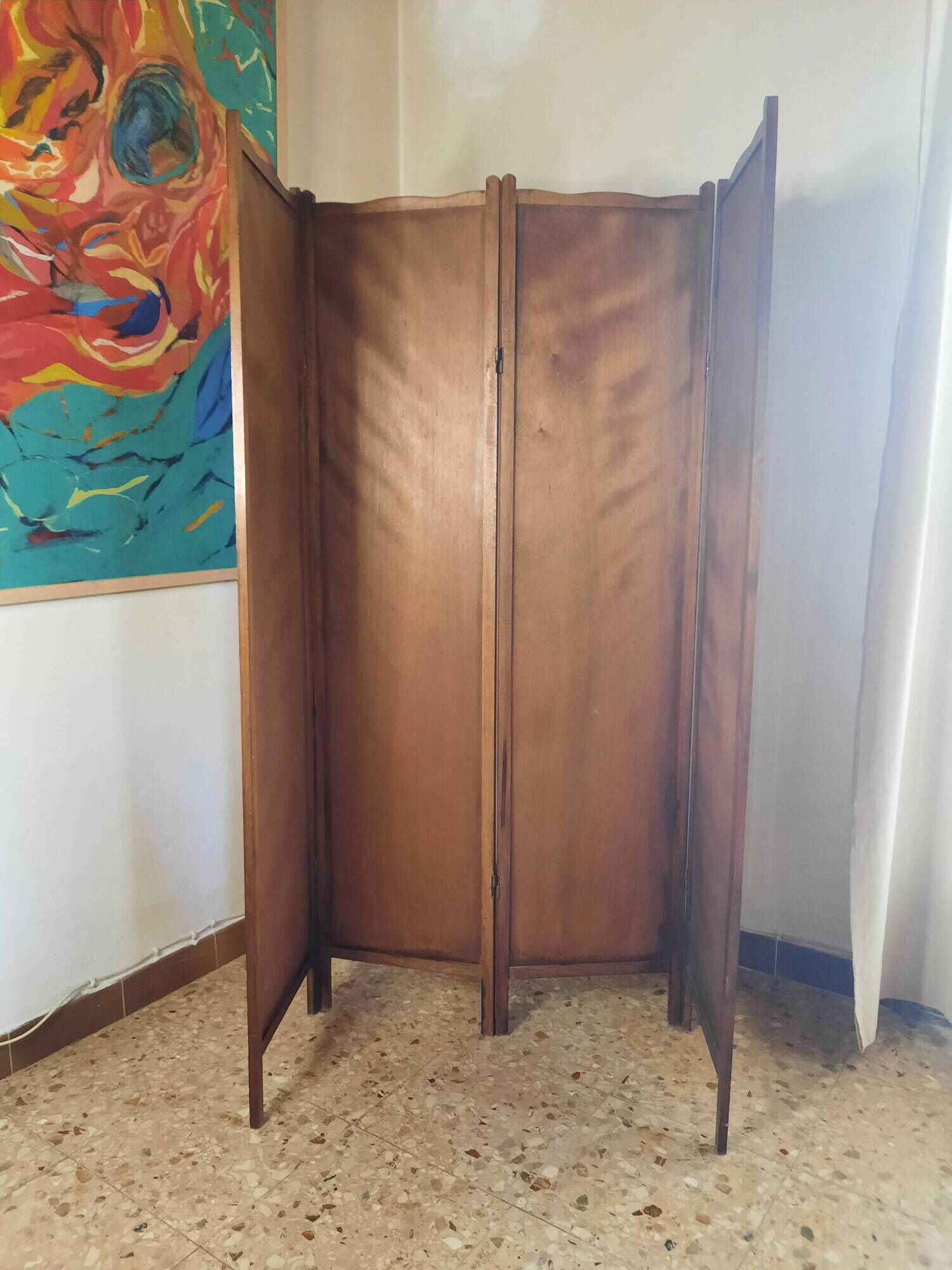 1960s wooden screen