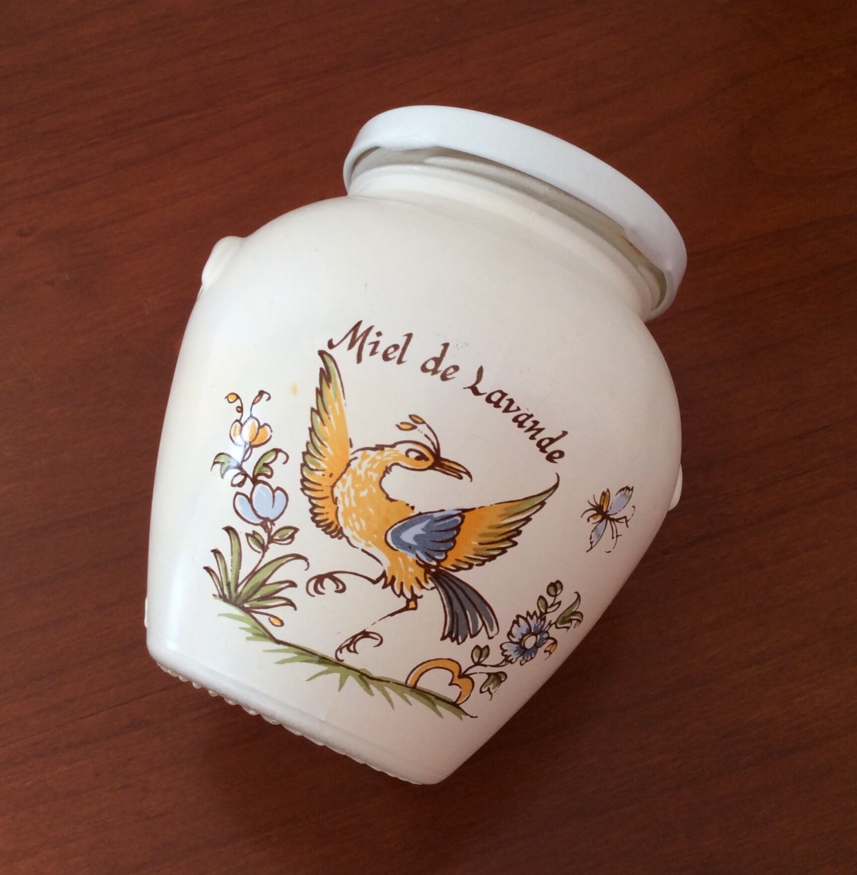 Pot painted glass "lavender honey"