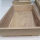 Plateaux en bois naturel -set de 4
