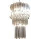 Italian murano glass prism chandelier