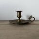 Old brass candle holder