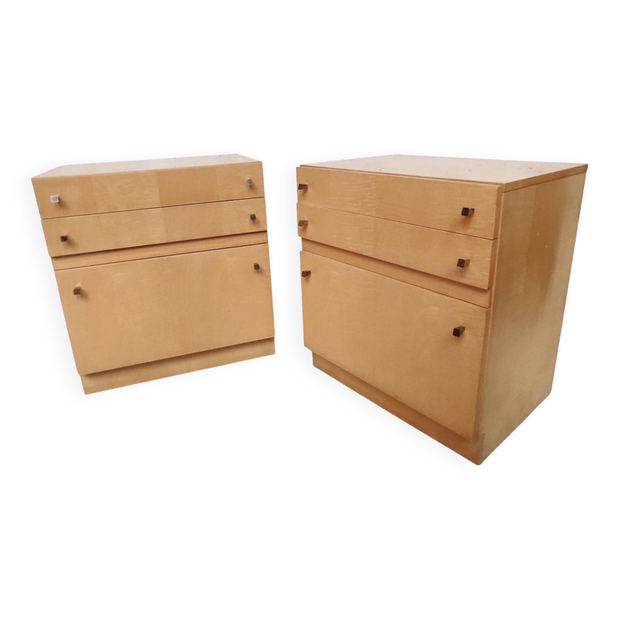 Pair of blond furniture, 1960