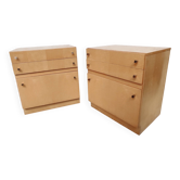 Pair of blond furniture, 1960