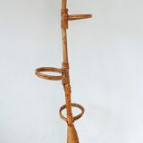 Rattan plant holder 50s