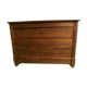 Old chest of drawers in walnut period restoration