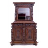 Buffet sculpté, France, vers 1880.