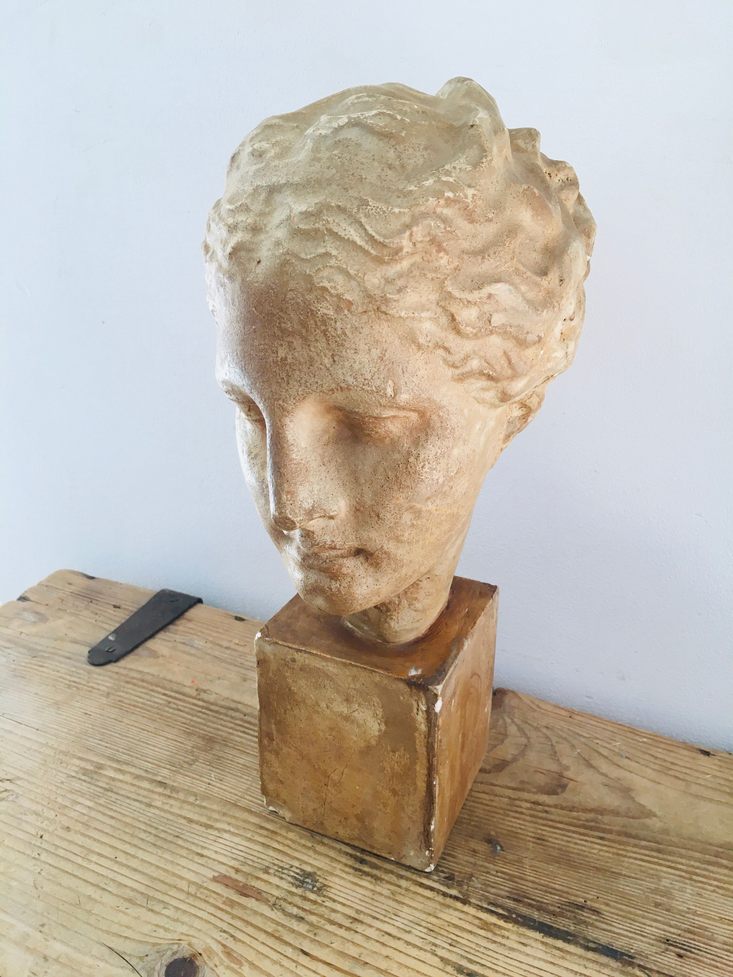 Plaster head goddess Hygie