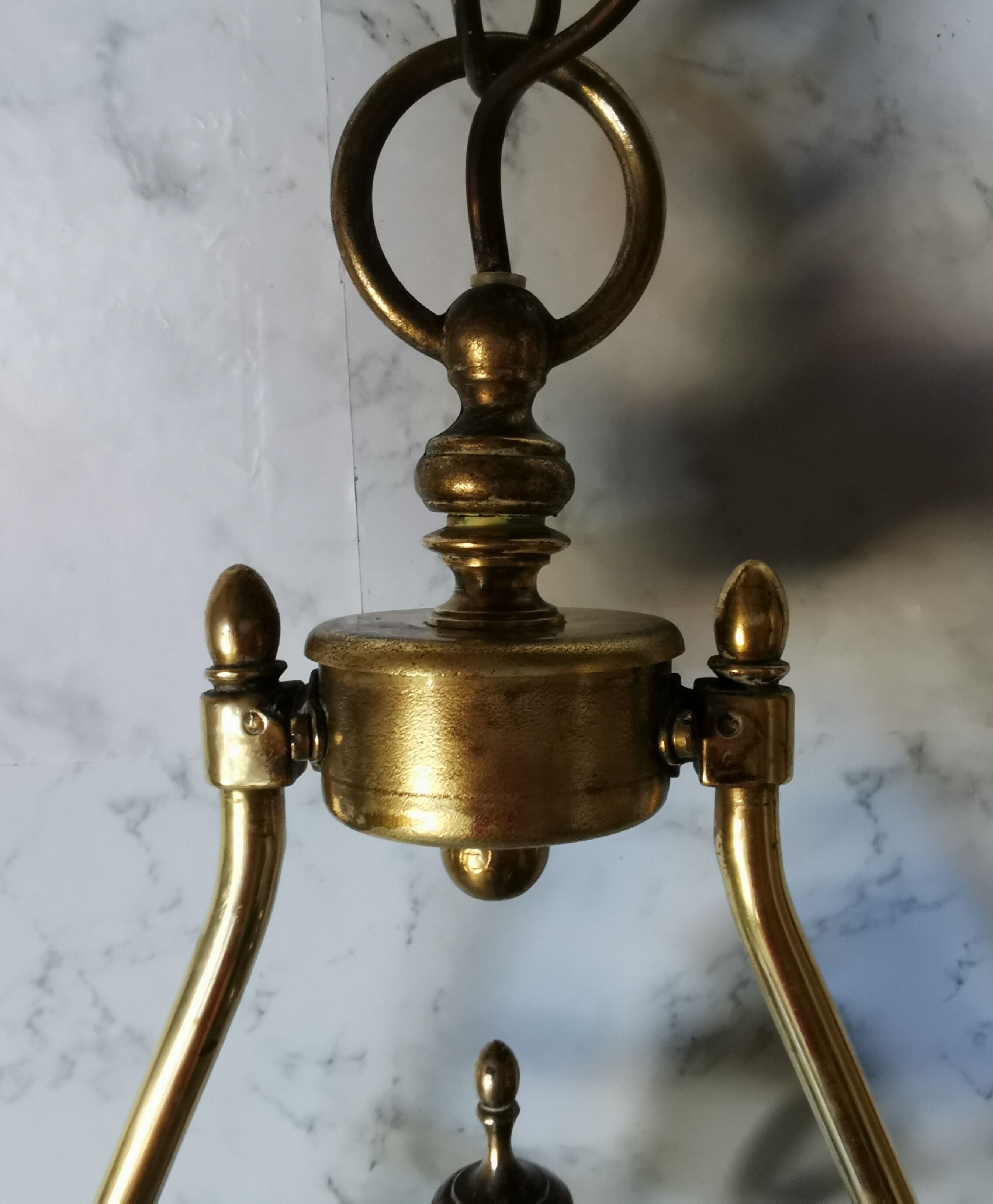 Brass billiard chandelier marine decoration