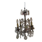 Antique chandelier with pendants