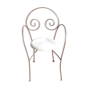chaise en fer forgé