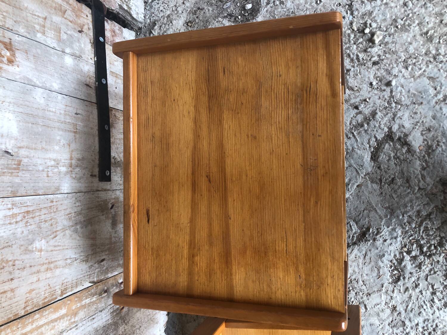 Pair of Vintage Wood Bedside Table #A320