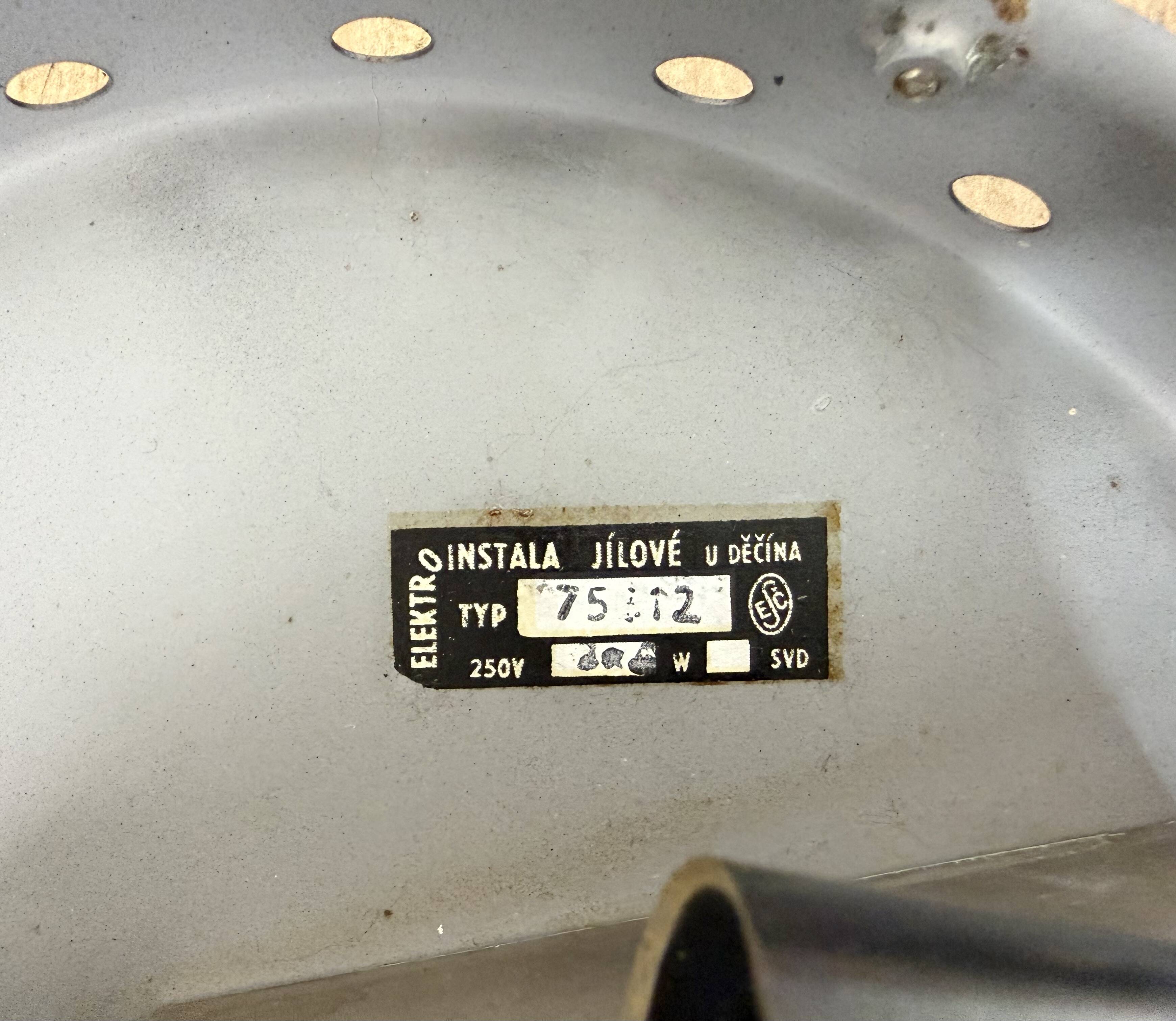 Applique ou plafonnier vintage en verre, années 1970