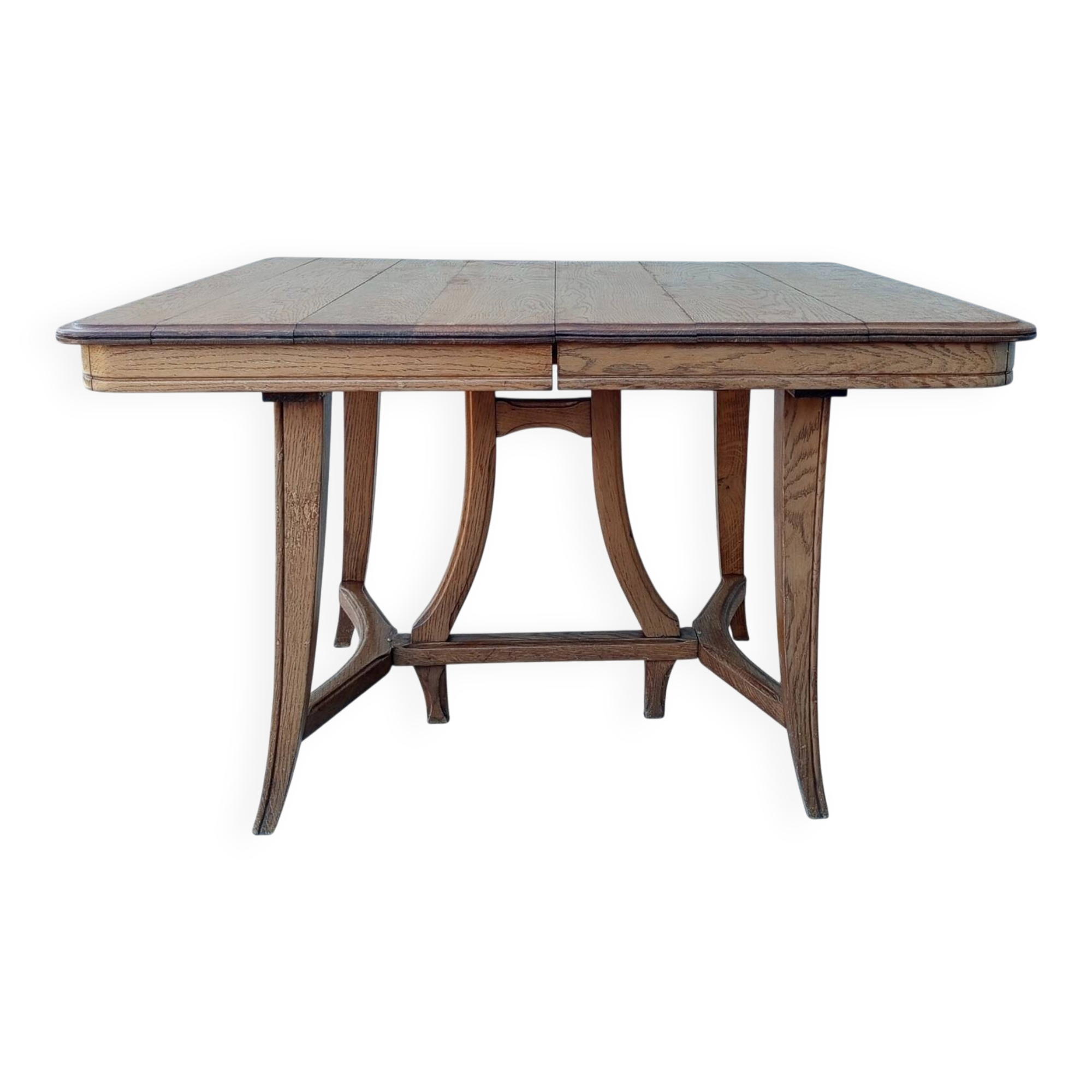 Vintage style Art Nouveau oak table