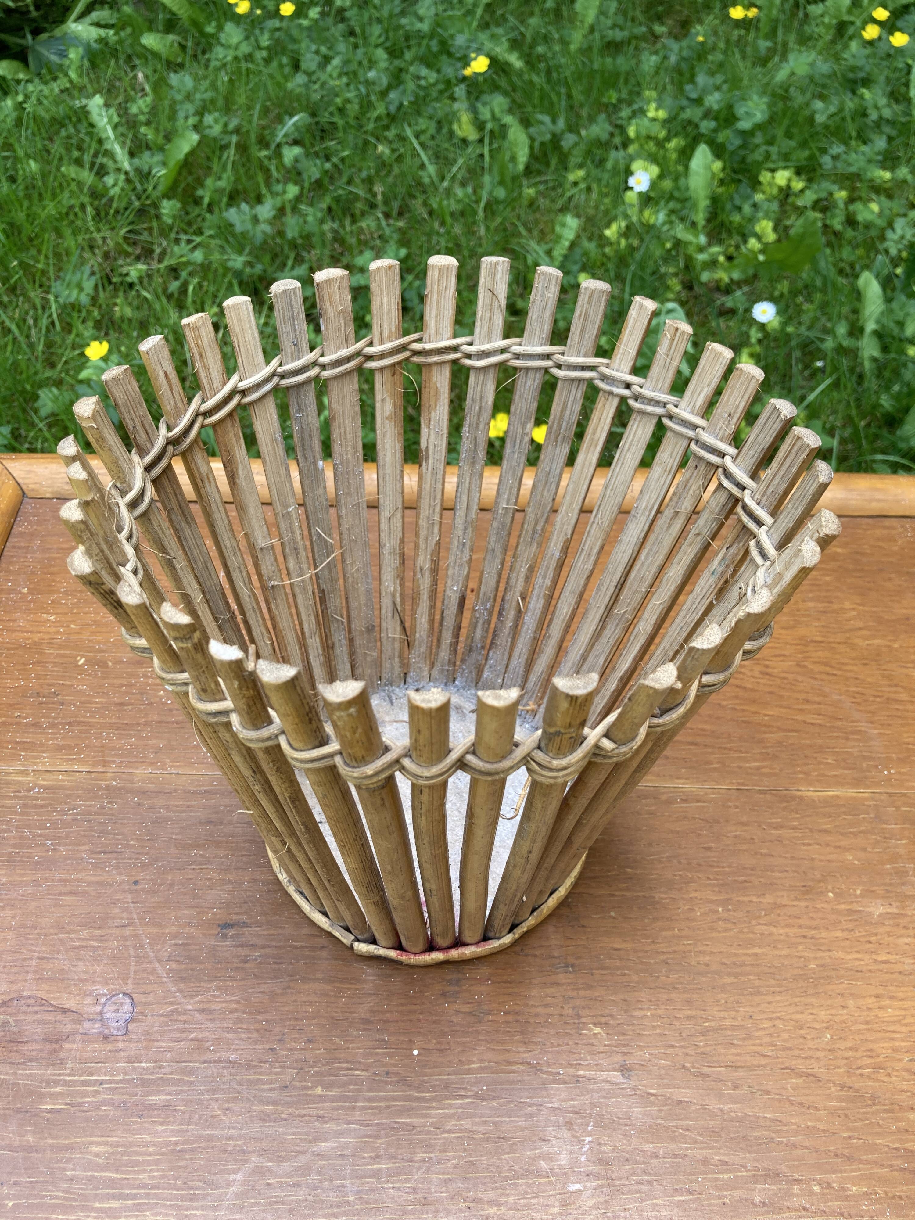Rattan pot cover