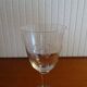 3 antique Baccarat crystal wine glasses - Sévigné engraved model - 1916 catalog