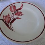 Lot 8 flat plates gien tulip model