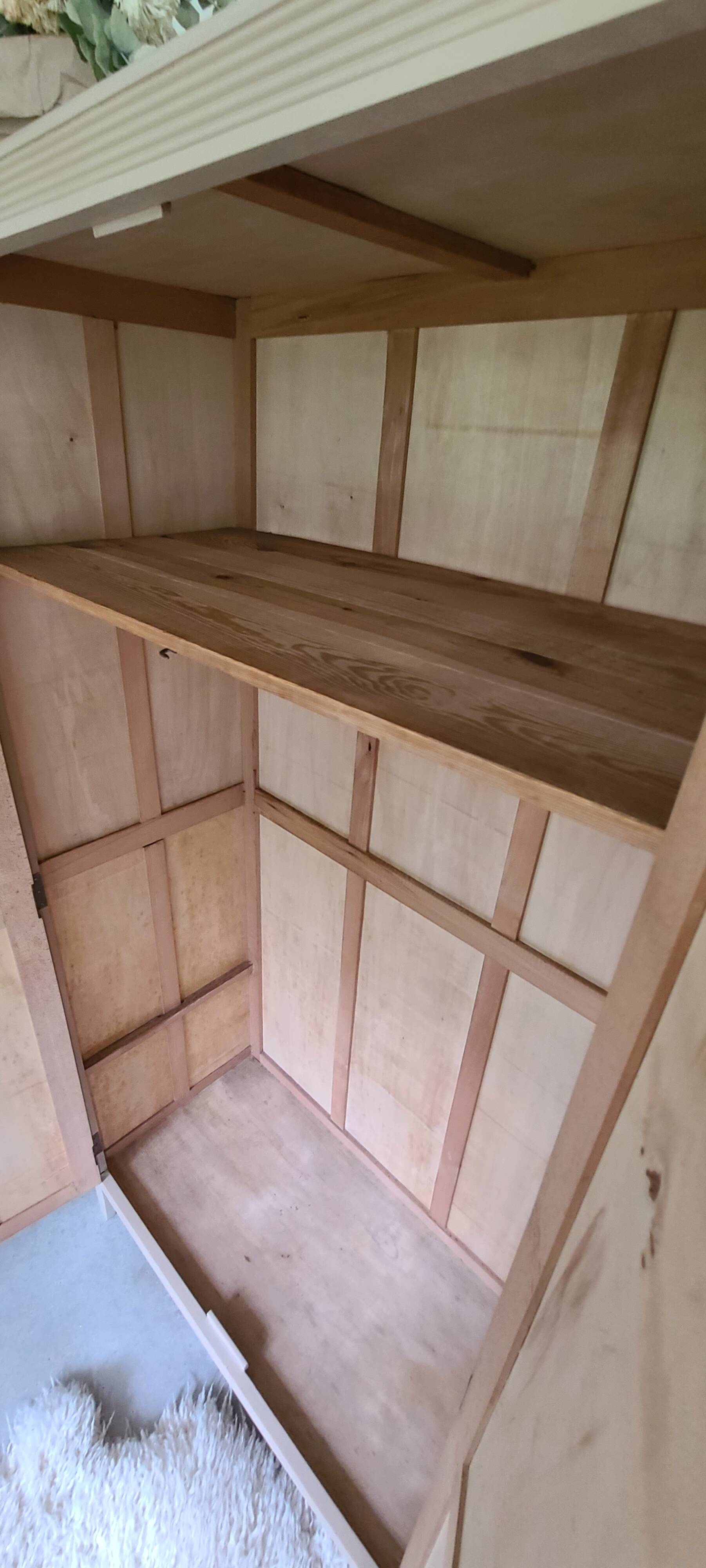 Old vintage Parisian wardrobe