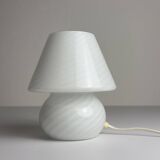 Lampe de table en verre Murano tourbillonnant, années 1970