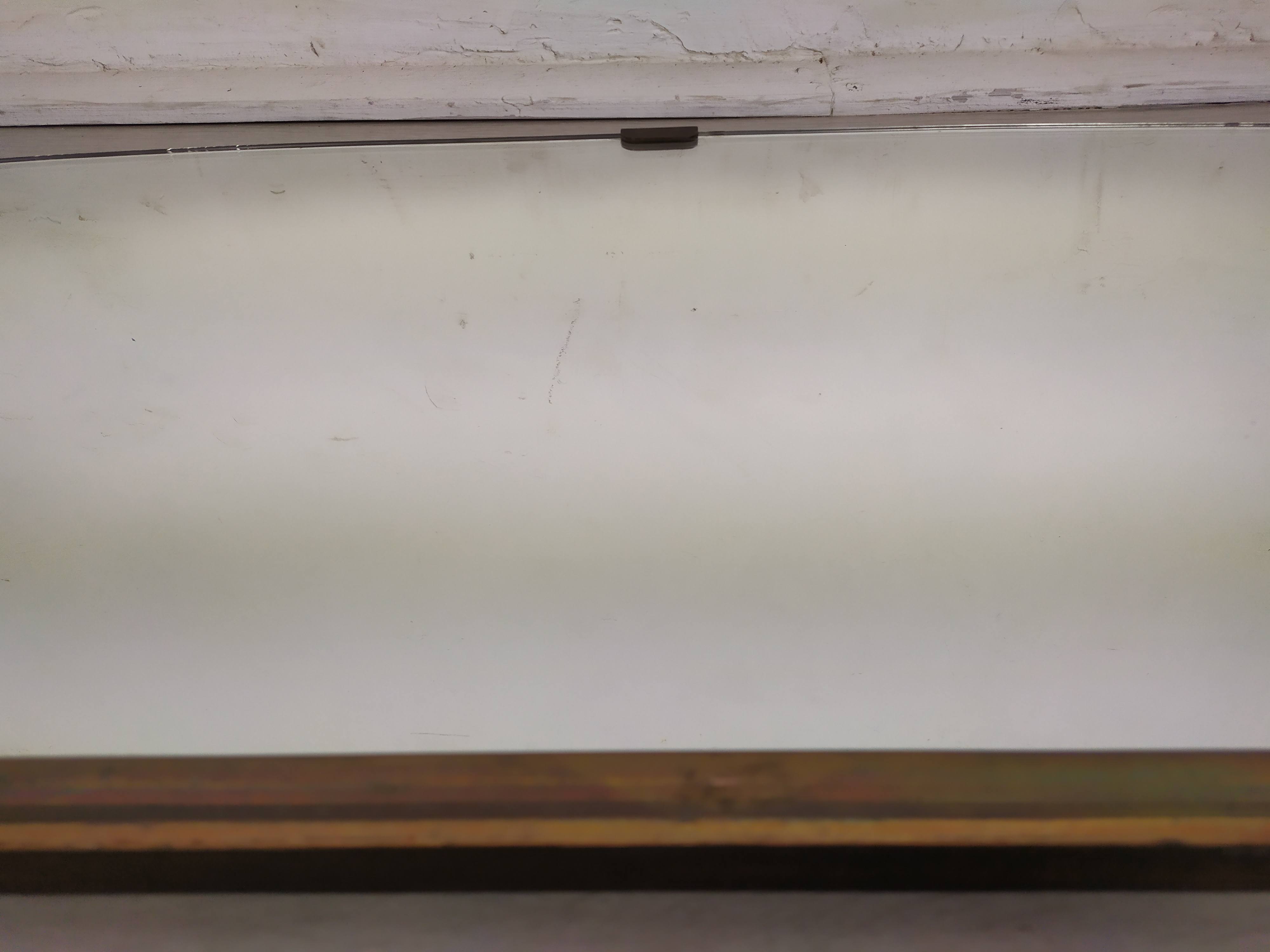 Art Deco brass mirror