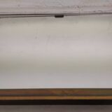 Art Deco brass mirror