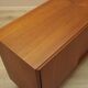 Danish teak sideboard 1960s with bar section and sliding doors