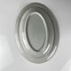 Large white & blue oval dish, bird and flower motif