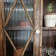 Patinated wall cabinet 2 doors