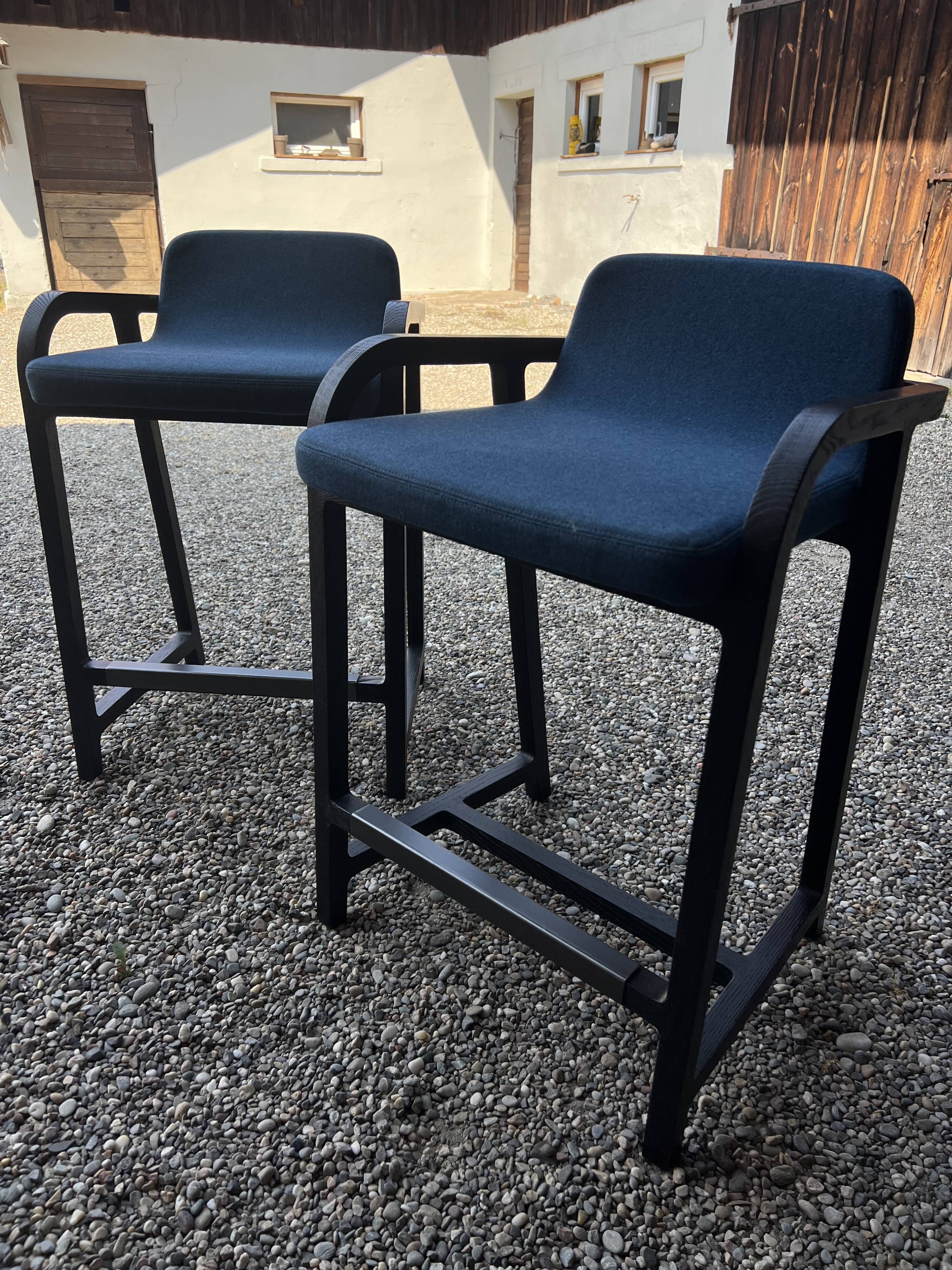 Oak bar stools