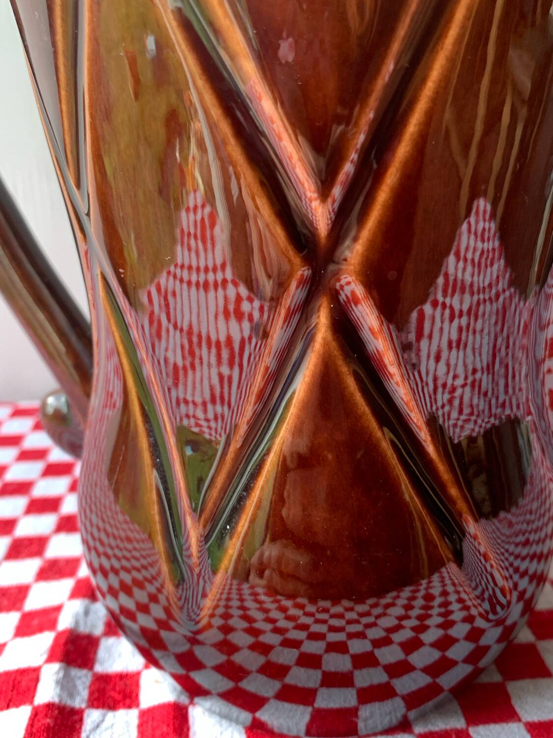 Two-coloured jug 1960 Poet Laval