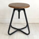 Height-adjustable industrial stool