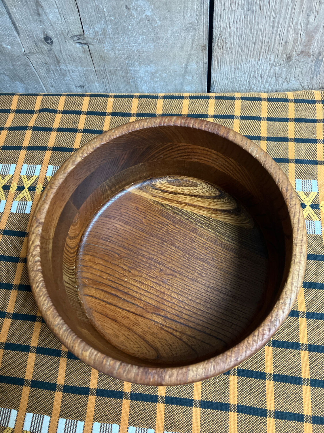 Teak salad bowl