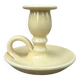Cave rat candle holder in off-white ceramic