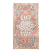 Tapis 4x8 pour chambre d'amis, tapis Vintage rouge et rose, 124x230Cm SK 3780