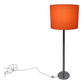 Large chrome-plated floor lamp from Staff, 1960s