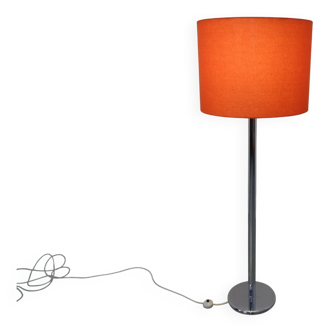 Large chrome-plated floor lamp from Staff, 1960s