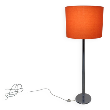 Large chrome-plated floor lamp from Staff, 1960s