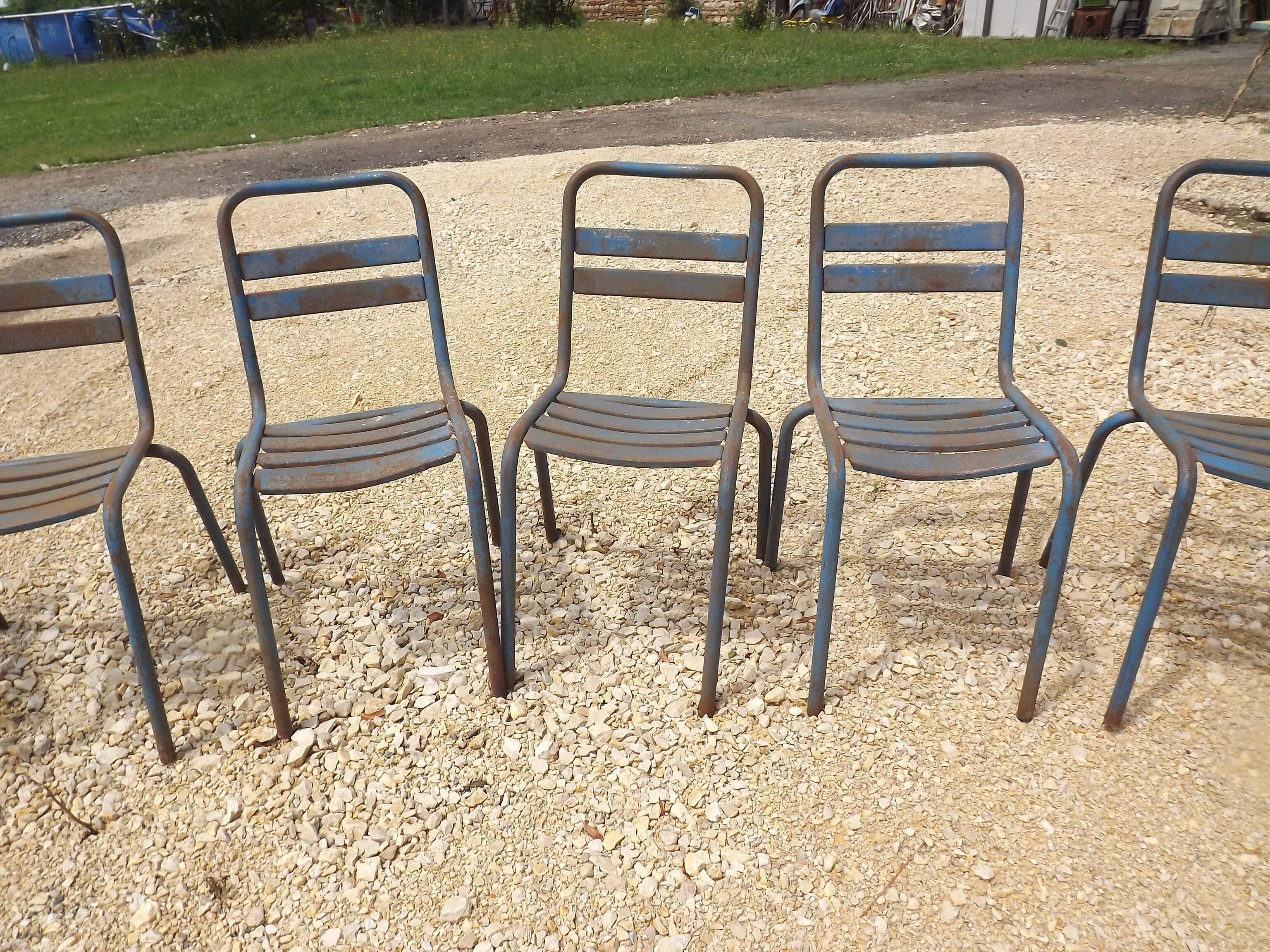 8 t2 tolix chairs