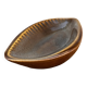 Porcelain ashtray in the shape of a leaf, designed by A. Sadulski, Mirostowice, 1970s.