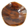 Vintage cup dish Digoin Sarreguemines 1960 mahogany